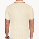 Short-sleeved polo shirt, breathable