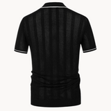 Short-sleeved polo shirt, breathable