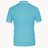 Short-sleeved polo shirt, breathable
