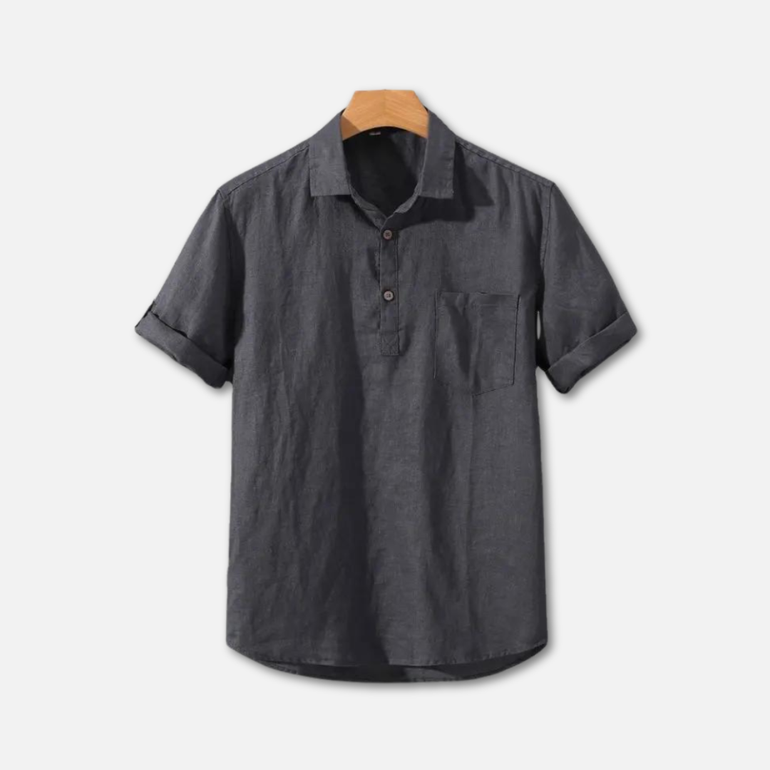 Polo shirt with soft collar