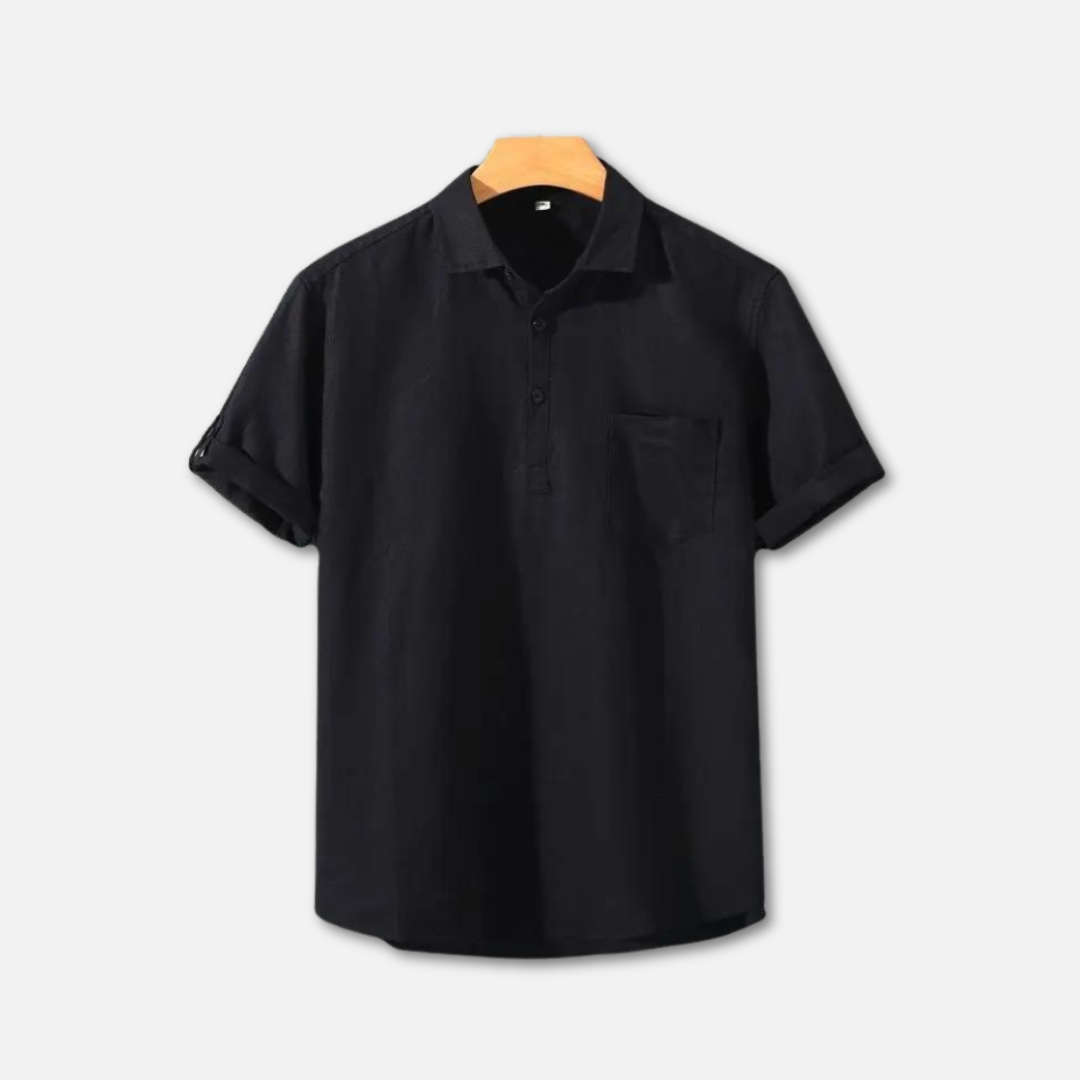 Polo shirt with soft collar
