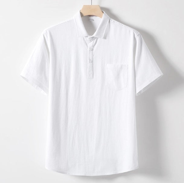 Polo shirt with soft collar