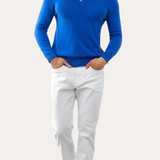 Sheer mesh polo shirt