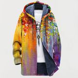 Jacket with an abstract pattern