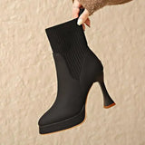 Eugenia platform boots, comfortable and elegant for women