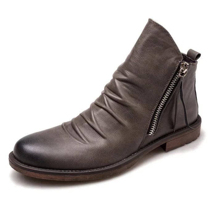 Paulo Chelsea Leather Boots