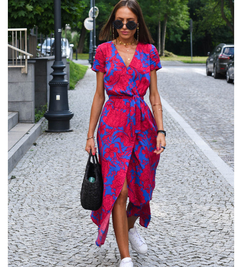 Amélia - Midi Dress With Floral Print