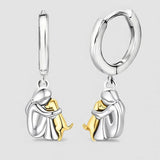 Huggie Hoop Earrings - Dog