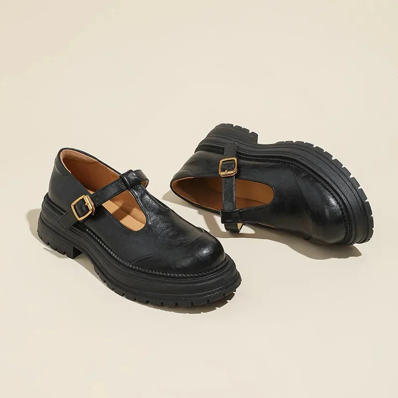 Mary Janes - Elegant Leather Shoes