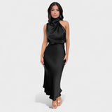Satin dress Elegance