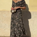 Luana - Elegant V-neck Dress