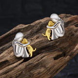 Dog Embrace Earrings
