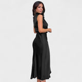 Satin dress Elegance