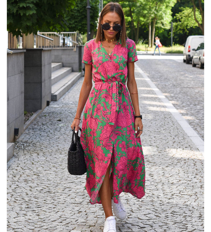 Amélia Floral Midi Dress