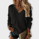 Carolina - Cozy V-Neck Sweater