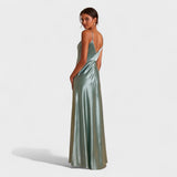 Long satin dress Lúcia
