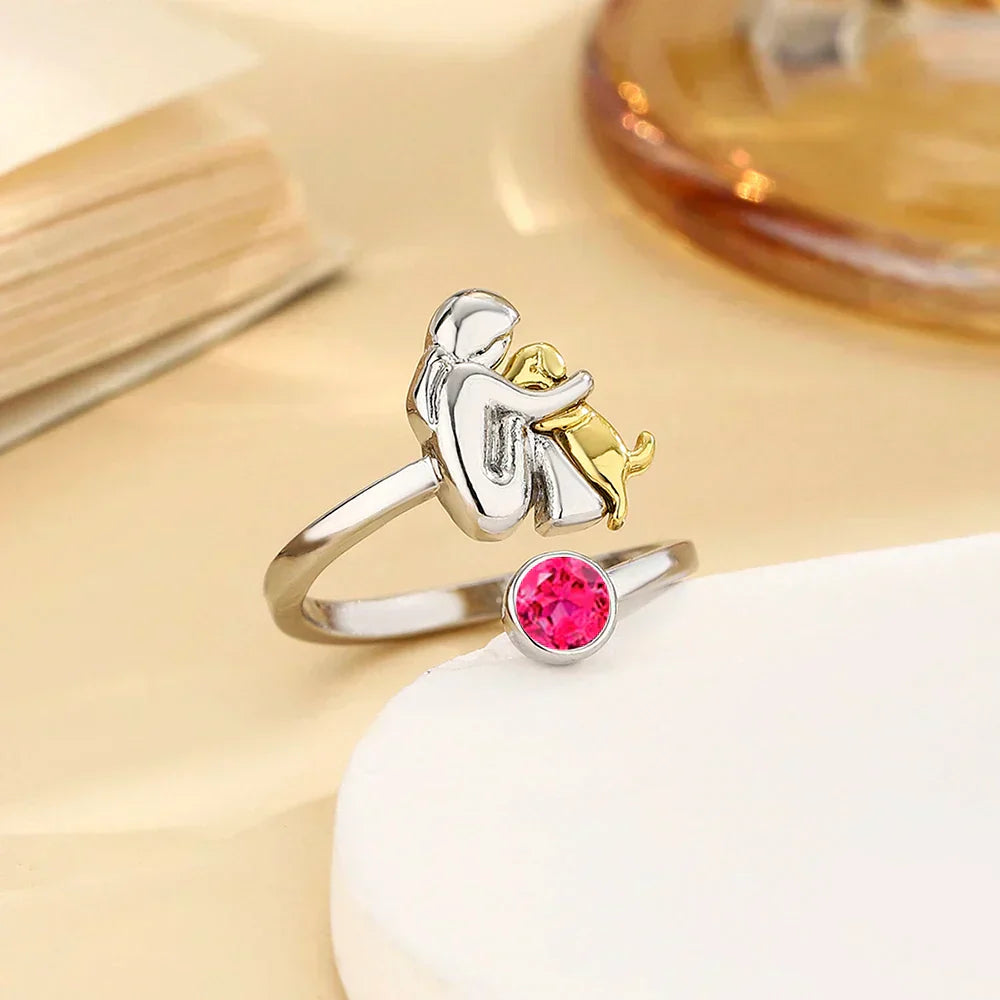 Dog Hug Ring