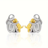 Dog Embrace Earrings
