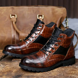 Afonso - Crocodile-Skin Boots