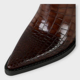 Croco dizajn čizme s elegantnom petom
