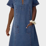 Soft denim dress