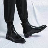 Chelsea boots od kože - Hugo