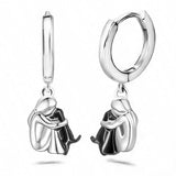 Huggie Hoop Earrings - Dog
