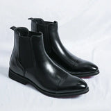 Chelsea boots od kože - Hugo