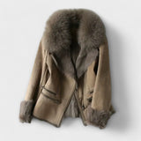Mariana's Luxurious Shearling Coat