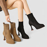 Eugenia platform boots, comfortable and elegant for women