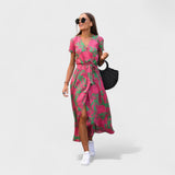 Pink Boho Chic Lily Dress