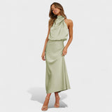 Satin dress Elegance