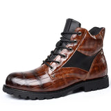 Afonso - Crocodile-Skin Boots