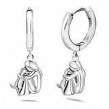 Huggie Hoop Earrings - Dog