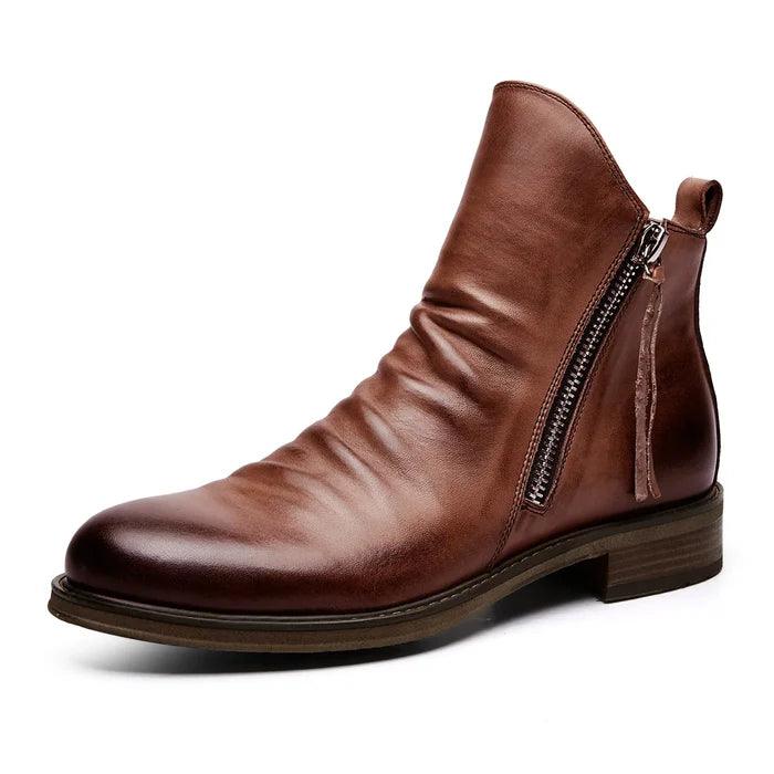 Paulo Chelsea Leather Boots