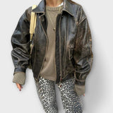 Vintage traperice s leopard uzorkom