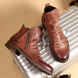 Paulo Chelsea Leather Boots