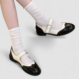 Laura - Orthopaedic Mary Jane shoes, black