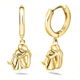 Huggie Hoop Earrings - Dog