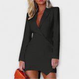 Long sleeve blazer skirt