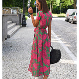 Amélia - Midi Dress With Floral Print