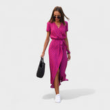 Purple Boho Chic Dress