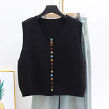 Maribela button-knit vest