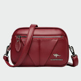 Leather bag with timeless elegance