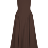 Midi dress made of comfortable material - Sara