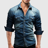Button-front shirt