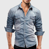 Button-front shirt