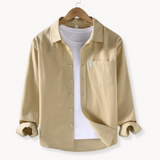 Shirt with flexible buttons