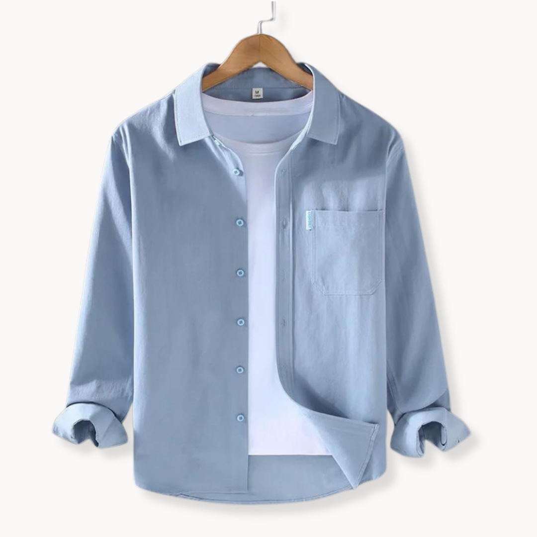 Shirt with flexible buttons