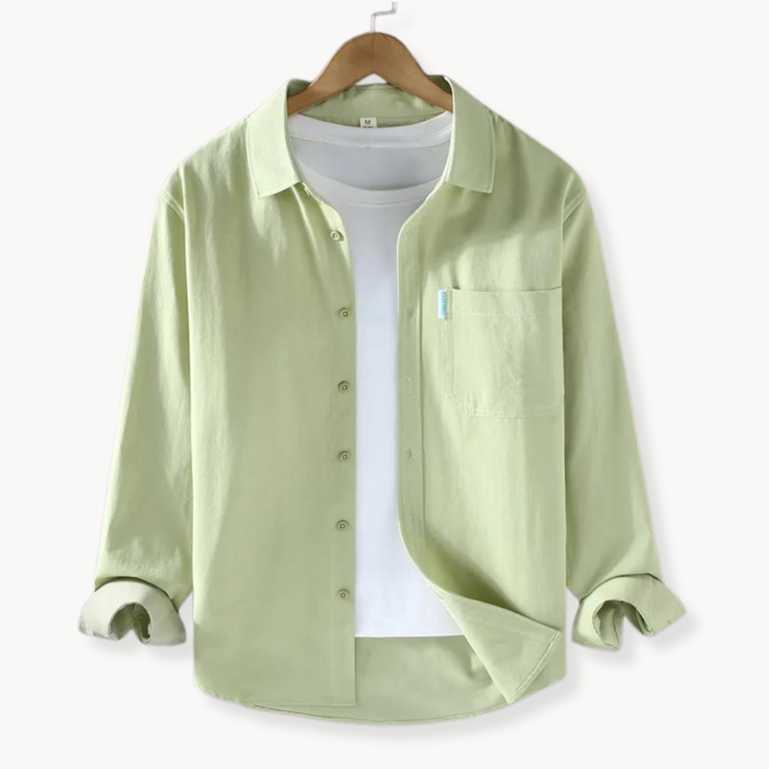 Shirt with flexible buttons